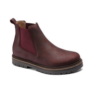 Birkenstock Stalon Nubuck Boot in Burgundy